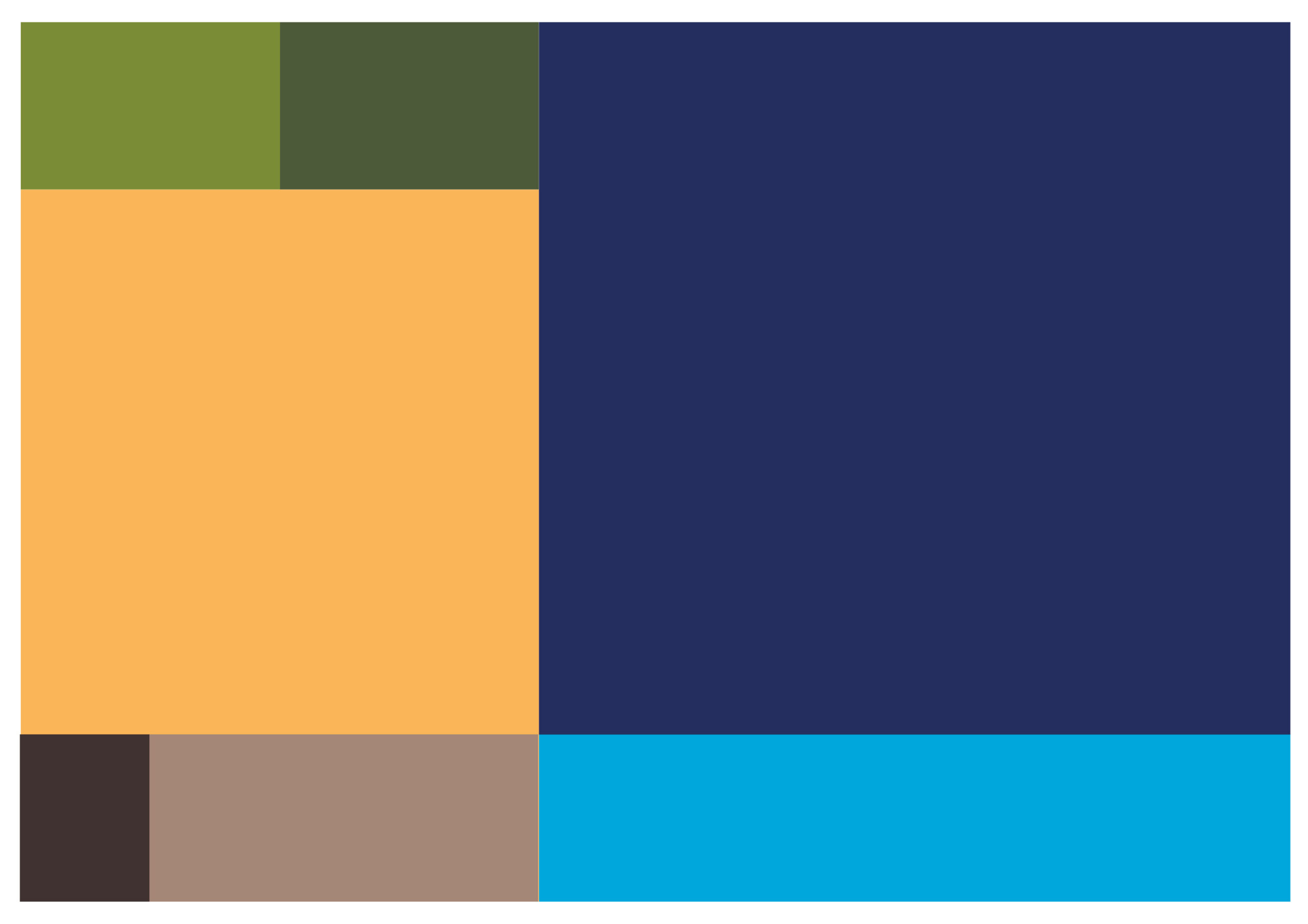 Color palette inspired by the natural landscapes of Brittany and Ireland