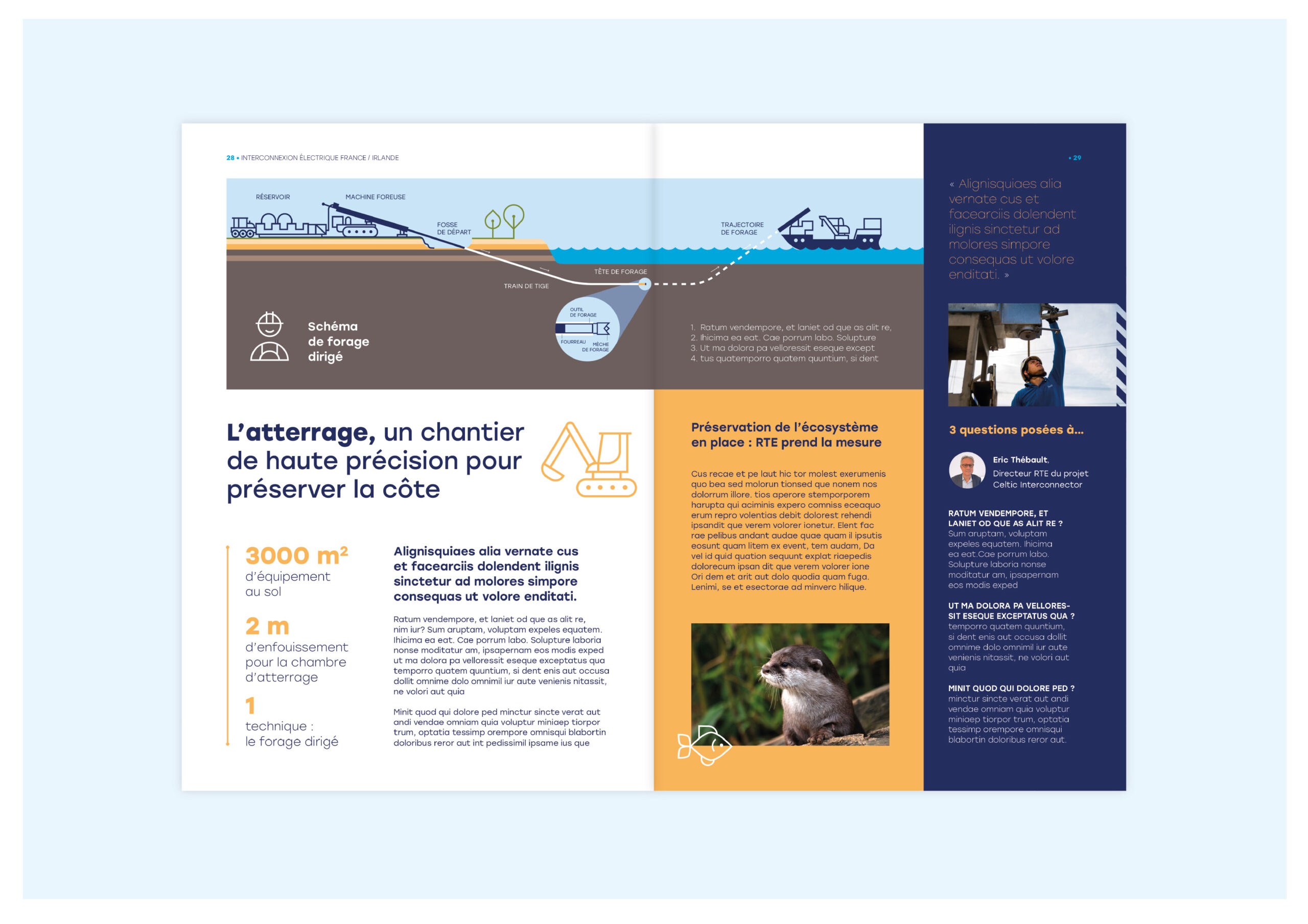 Visual identity for the Celtic Interconnector – logomark inspired by Celtic knots