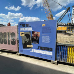 Tracing Toots Thielemans: Exhibition design for Metro line 3 in Brussels